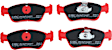 DP31211C Front Redstuff Ceramic Low Dust Aramid Fiber Ceramic Brake Pad Set
