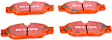 DP31220/2C Front Redstuff Ceramic Low Dust Aramid Fiber Ceramic Brake Pad Set