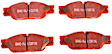 DP31220/2C Front Redstuff Ceramic Low Dust Aramid Fiber Ceramic Brake Pad Set