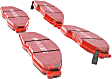 DP31239C Front Redstuff Ceramic Low Dust Aramid Fiber Ceramic Brake Pad Set