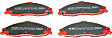 DP31239C Front Redstuff Ceramic Low Dust Aramid Fiber Ceramic Brake Pad Set