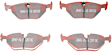 DP31405C Rear Redstuff Ceramic Low Dust Aramid Fiber Ceramic Brake Pad Set