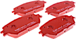 DP31642C Front Redstuff Ceramic Low Dust Aramid Fiber Ceramic Brake Pad Set