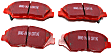 DP31655C Front Redstuff Ceramic Low Dust Aramid Fiber Ceramic Brake Pad Set