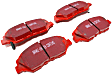 DP31655C Front Redstuff Ceramic Low Dust Aramid Fiber Ceramic Brake Pad Set