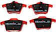 DP31680C Rear Redstuff Ceramic Low Dust Aramid Fiber Ceramic Brake Pad Set