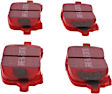 DP31763C Front Redstuff Ceramic Low Dust Aramid Fiber Ceramic Brake Pad Set