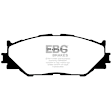 2012 Lexus IS250 - Front Aramid Fiber Ceramic Brake Pad Set, FMSI Pad No. D1178; Vented; 5 Bolt Holes; 296mm Dia.; 49mm Height; 28mm Thick; 62mm Center Hole Dia.; Canada Manufactured, Redstuff Ceramic Low Dust