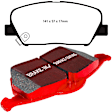 DP31856C Front Redstuff Ceramic Low Dust Aramid Fiber Ceramic Brake Pad Set