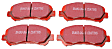 DP31954C Front Redstuff Ceramic Low Dust Aramid Fiber Ceramic Brake Pad Set