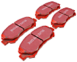 DP31954C Front Redstuff Ceramic Low Dust Aramid Fiber Ceramic Brake Pad Set