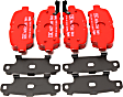DP31955C Rear Redstuff Ceramic Low Dust Aramid Fiber Ceramic Brake Pad Set