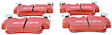 DP32029C Front Redstuff Ceramic Low Dust Aramid Fiber Ceramic Brake Pad Set