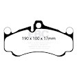 DP32094C Front Redstuff Ceramic Low Dust Aramid Fiber Ceramic Brake Pad Set