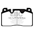 2012-2015 Audi Q5 - Front Redstuff Ceramic Low Dust Aramid Fiber Ceramic Brake Pad Set