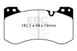 DP32454C Front Redstuff Ceramic Low Dust Aramid Fiber Brake Pad Set