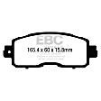 DP33011C Front Redstuff Ceramic Low Dust Aramid Fiber Ceramic Brake Pad Set