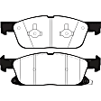 DP33072C Front Redstuff Ceramic Low Dust Aramid Fiber Ceramic Brake Pad Set