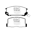 DP3602C Rear Redstuff Ceramic Low Dust Aramid Fiber Ceramic Brake Pad Set