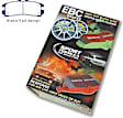 DP3738C Rear Redstuff Ceramic Low Dust Aramid Fiber Ceramic Brake Pad Set