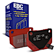 2007 Subaru Impreza - Rear Aramid Fiber Ceramic Brake Pad Set, 2.5L 4Cyl, enginedesignationname: EJ255, Turbocharged, FMSI Pad No. D461; Vented; 5 Bolt Holes; 289mm Dia.; 67mm Height; 18mm Thick; 58mm Center Hole Dia., Redstuff Ceramic Low Dust