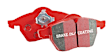 2007 Subaru Impreza - Rear Aramid Fiber Ceramic Brake Pad Set, 2.5L 4Cyl, enginedesignationname: EJ255, Turbocharged, FMSI Pad No. D461; Vented; 5 Bolt Holes; 289mm Dia.; 67mm Height; 18mm Thick; 58mm Center Hole Dia., Redstuff Ceramic Low Dust