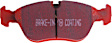 DP3880C Front Redstuff Ceramic Low Dust Aramid Fiber Ceramic Brake Pad Set