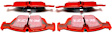 DP3914C Front Redstuff Ceramic Low Dust Aramid Fiber Ceramic Brake Pad Set