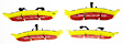 DP41022R Front Yellowstuff Street and Track Aramid Fiber Brake Pad Set