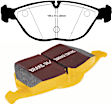 DP41035R Front Yellowstuff Street and Track Aramid Fiber Brake Pad Set