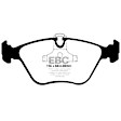 DP41089R Front Yellowstuff Street and Track Aramid Fiber Brake Pad Set