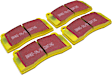 DP41110R Yellowstuff Street and Track Aramid Fiber Brake Pad Set