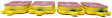DP41133R Front Yellowstuff Street and Track Aramid Fiber Brake Pad Set
