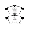 DP41187R Front Yellowstuff Street and Track Aramid Fiber Brake Pad Set