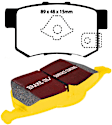 DP41193/2R Rear Yellowstuff Street and Track Aramid Fiber Brake Pad Set