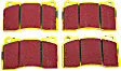 DP41210R Front Yellowstuff Street and Track Aramid Fiber Brake Pad Set