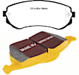 DP41279R Front Yellowstuff Street and Track Aramid Fiber Brake Pad Set