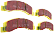 DP41308R Front Yellowstuff Street and Track Aramid Fiber Brake Pad Set