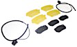 DP41470R Rear Yellowstuff Street and Track Aramid Fiber Brake Pad Set