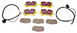 DP41470R Rear Yellowstuff Street and Track Aramid Fiber Brake Pad Set
