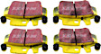 DP41514R Yellowstuff Street and Track Aramid Fiber Brake Pad Set