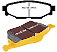 DP41584R Rear Yellowstuff Street and Track Aramid Fiber Brake Pad Set