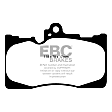 DP41589R Front Yellowstuff Street and Track Aramid Fiber Brake Pad Set