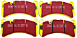 DP41591R Front Yellowstuff Street and Track Aramid Fiber Brake Pad Set
