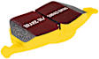 2006 Dodge Caravan - Front Aramid Fiber Brake Pad Set, With Rear Drum, FMSI Pad No. D856; Vented; 5 Bolt Holes; 288mm Dia.; 65mm Height; 28mm Thick; 72mm Center Hole Dia., Yellowstuff Street and Track