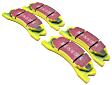 DP41664R Front Yellowstuff Street and Track Aramid Fiber Brake Pad Set