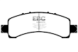 2005 Chevrolet Express 1500 - Rear Aramid Fiber Brake Pad Set, 4.3L 6Cyl, FMSI Pad No. D974, Yellowstuff Street and Track