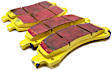 2005 Chevrolet Express 1500 - Rear Aramid Fiber Brake Pad Set, 4.3L 6Cyl, FMSI Pad No. D974, Yellowstuff Street and Track