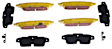 DP41687R Rear Yellowstuff Street and Track Aramid Fiber Brake Pad Set