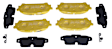 DP41687R Rear Yellowstuff Street and Track Aramid Fiber Brake Pad Set